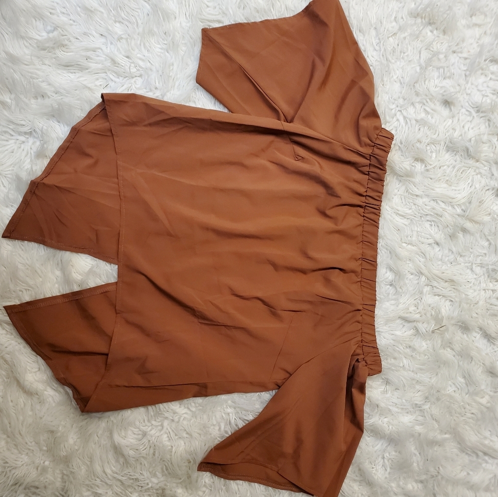 Open back shirt